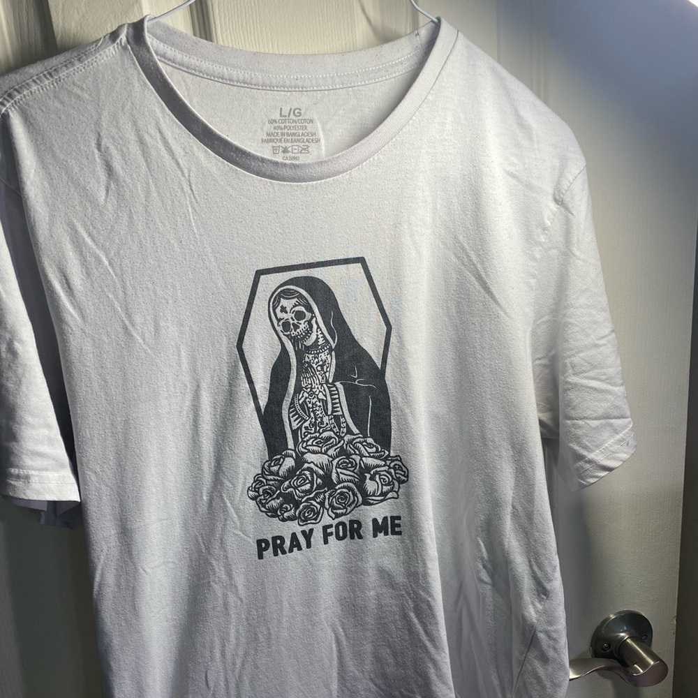White Graphic Tee